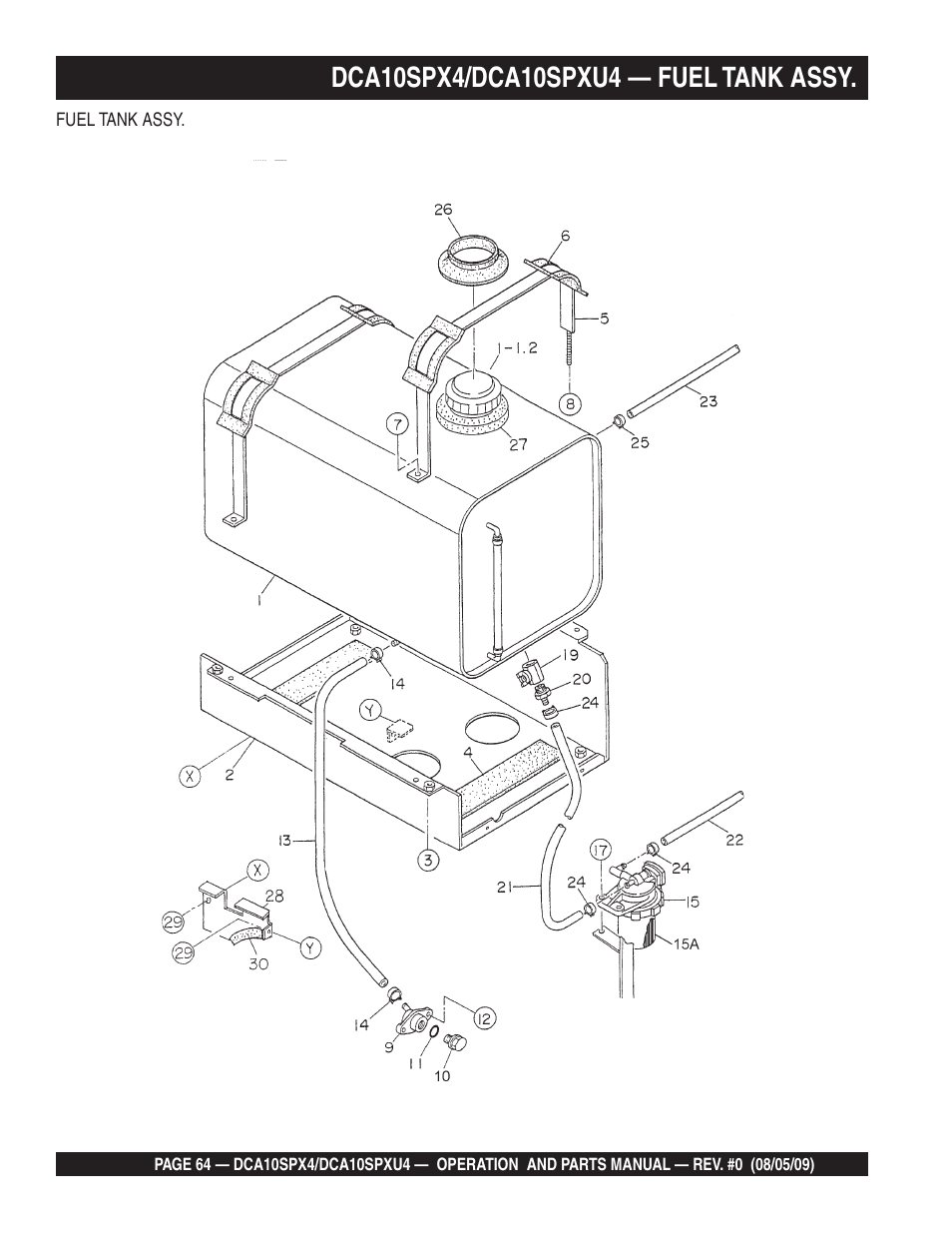 Multiquip MQ Power Whisperwatt 50 Hz Generator DCA10SPXU4 User Manual | Page 64 / 76