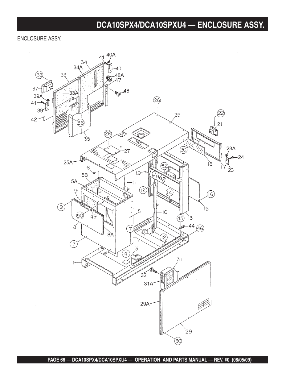 Multiquip MQ Power Whisperwatt 50 Hz Generator DCA10SPXU4 User Manual | Page 66 / 76