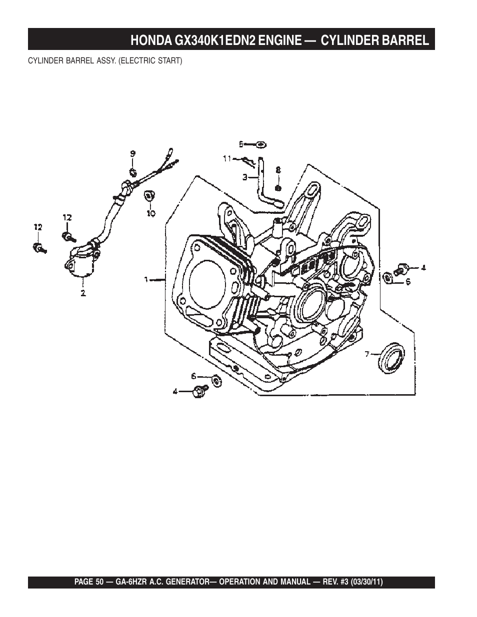 Multiquip GA6HZR User Manual | Page 50 / 70
