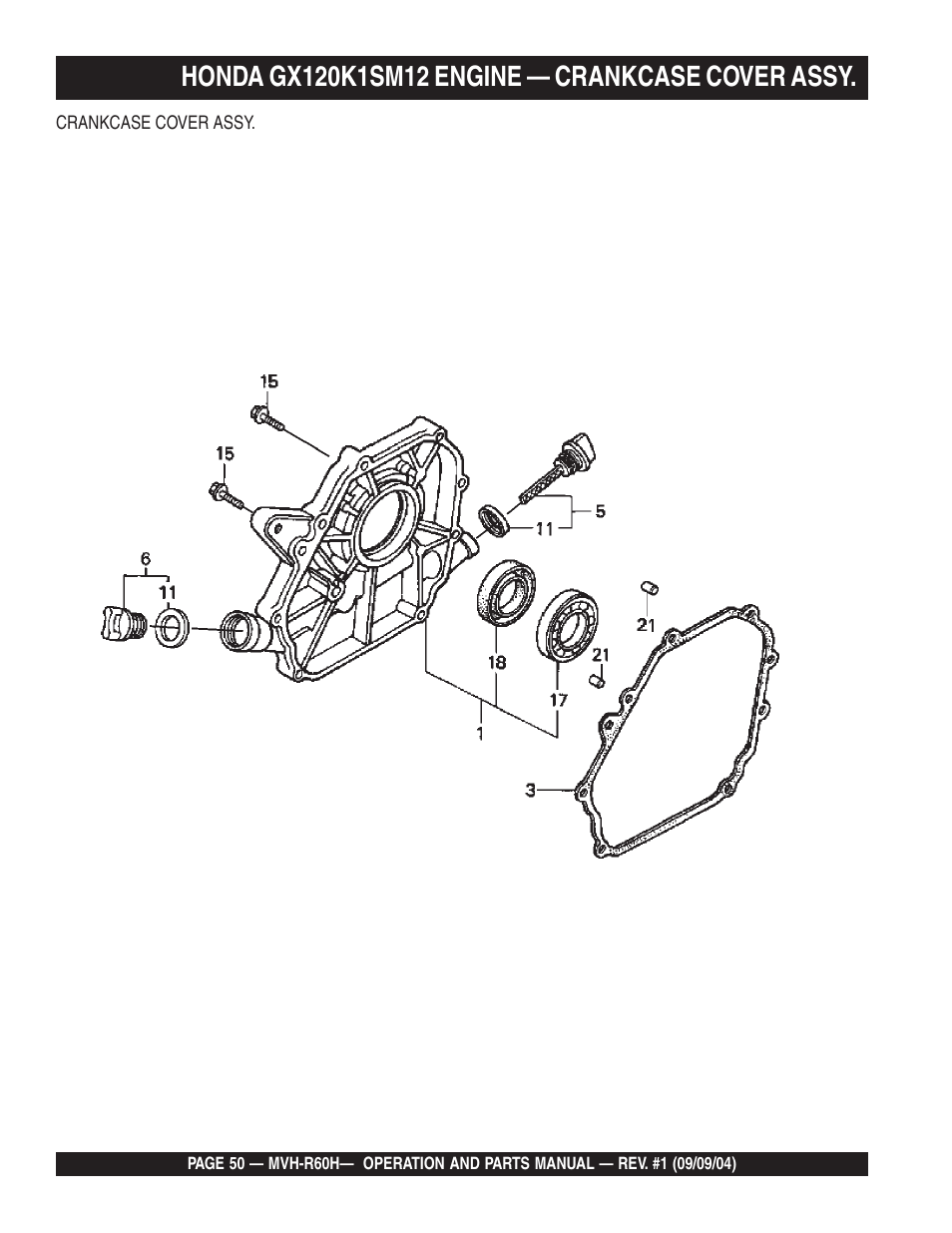 Multiquip Mikasa Reversable Plate Compator MVH-R60H User Manual | Page 50 / 80