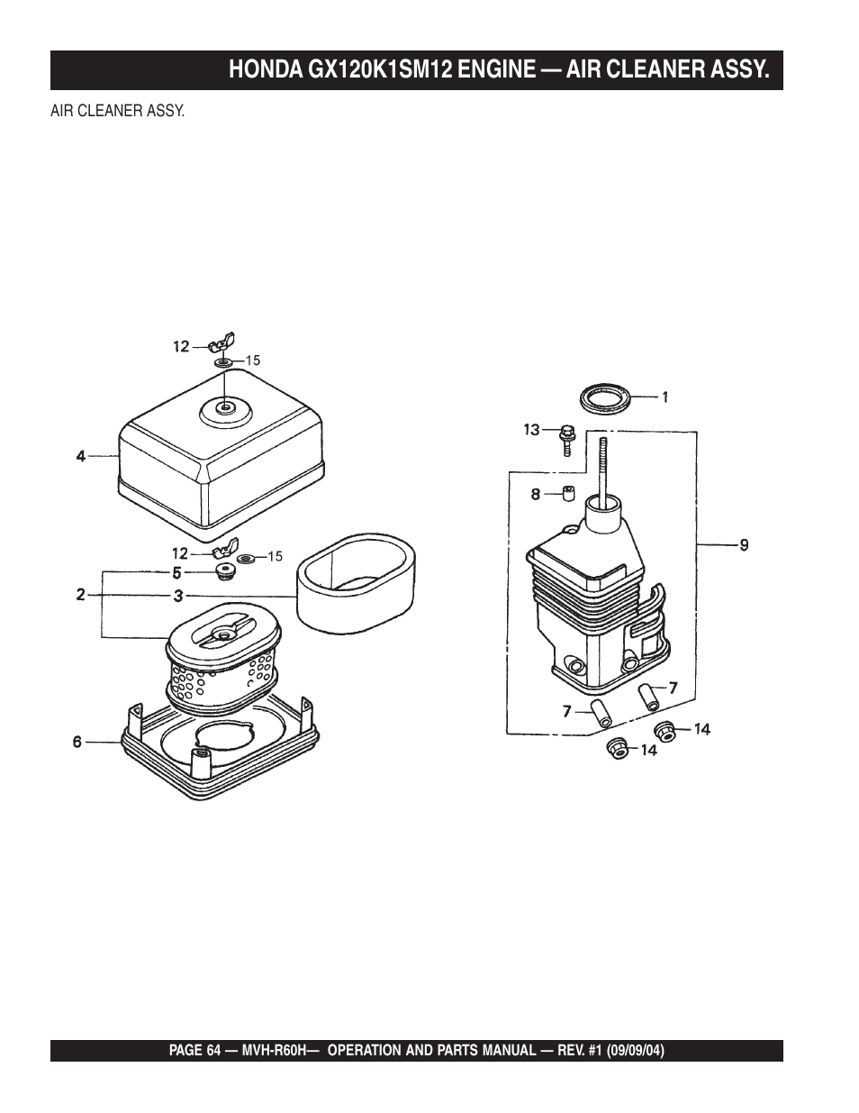 Multiquip Mikasa Reversable Plate Compator MVH-R60H User Manual | Page 64 / 80