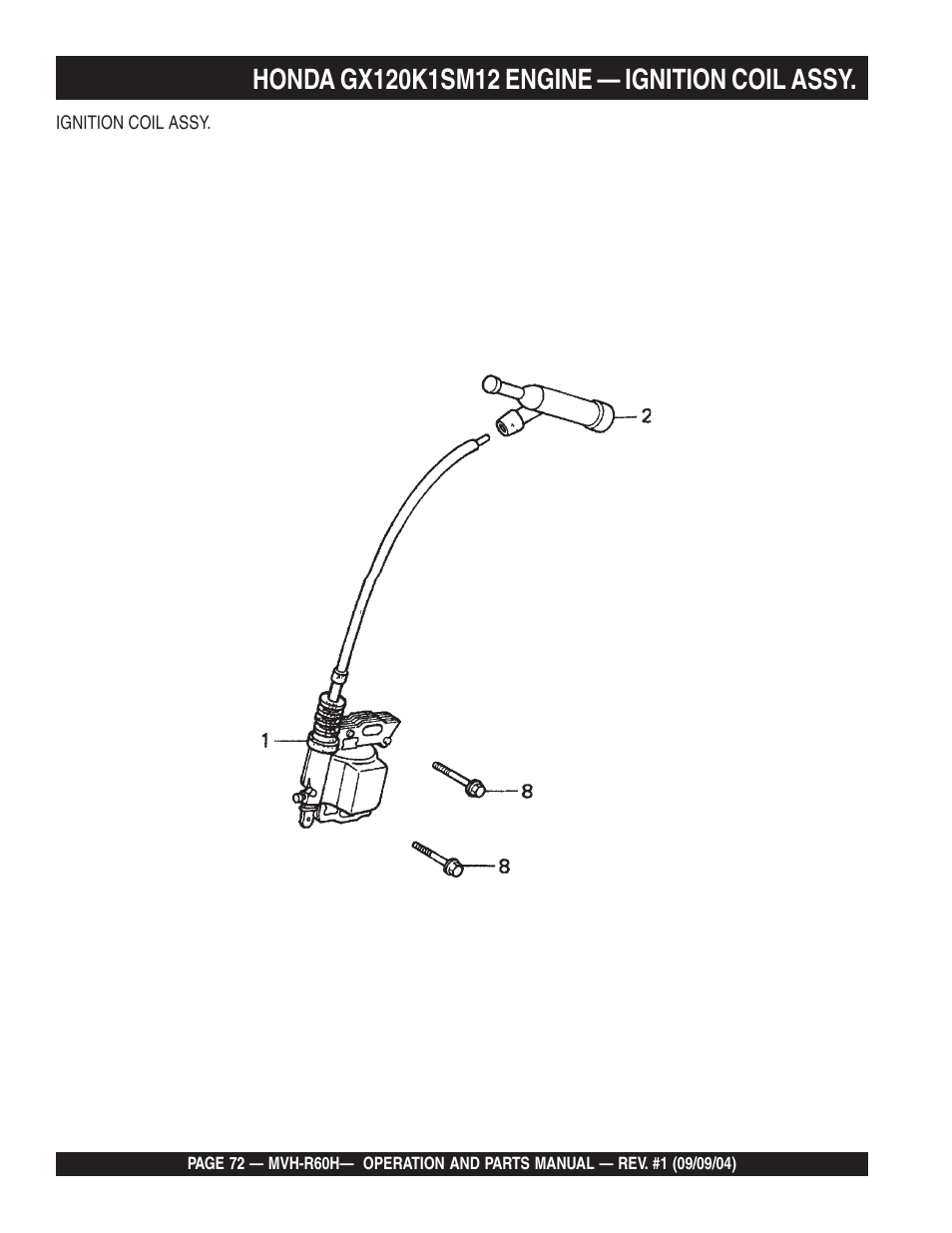 Multiquip Mikasa Reversable Plate Compator MVH-R60H User Manual | Page 72 / 80