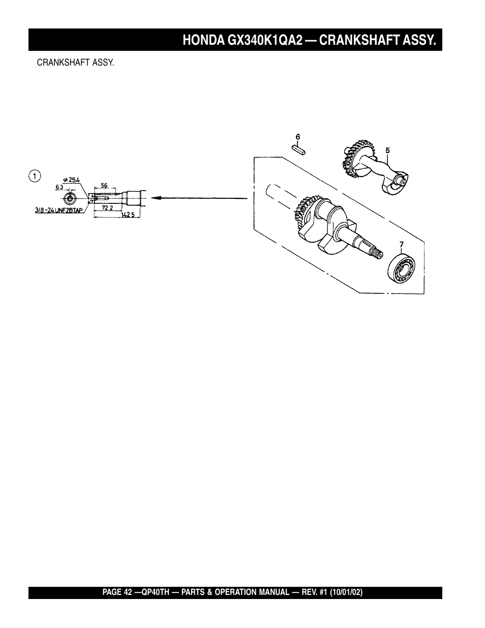 Multiquip GAS POWERED TRASH PUMP QP40TH User Manual | Page 42 / 70