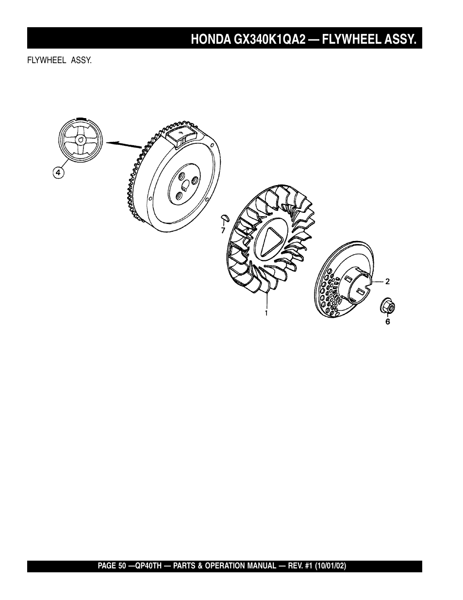 Multiquip GAS POWERED TRASH PUMP QP40TH User Manual | Page 50 / 70