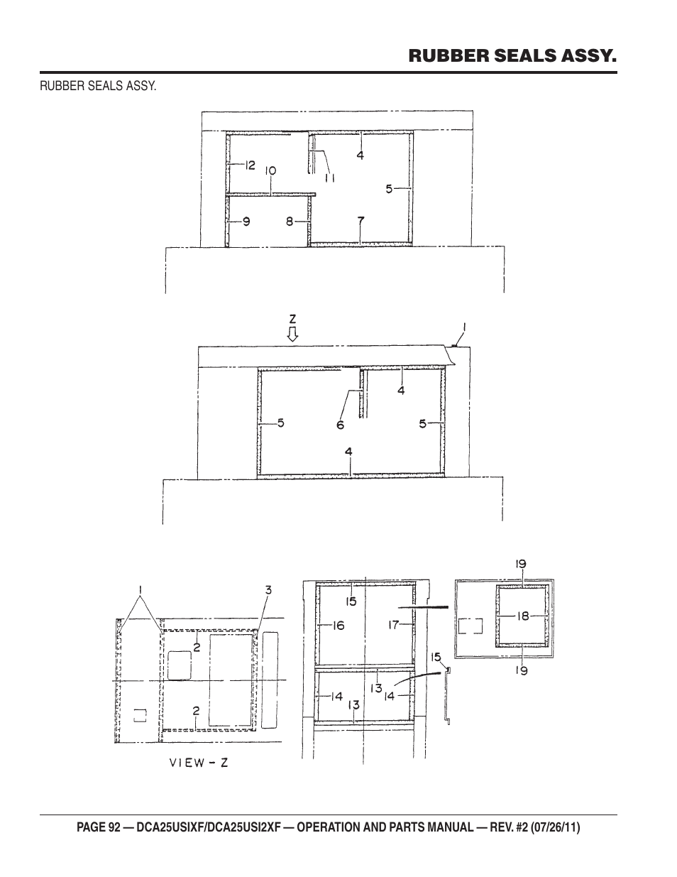 Multiquip MQ Power 60 Hz Generator DCA25USI2XF User Manual | Page 92 / 98