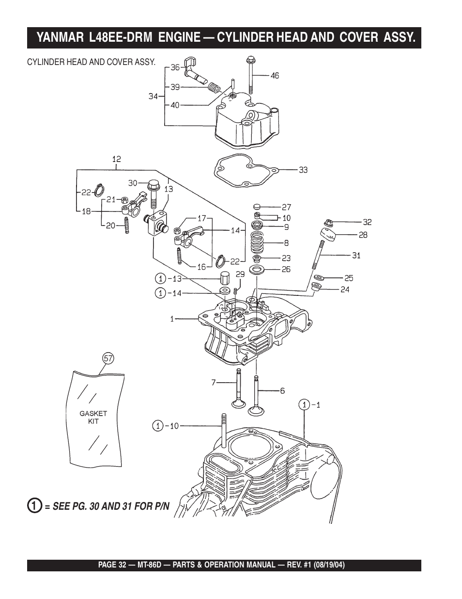 Multiquip Tamping Rammer Mikasa MT-86D User Manual | Page 32 / 50