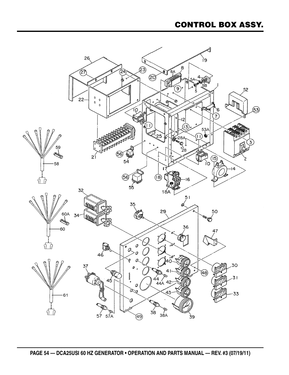 Multiquip MQ Power 60HZ Whisperwatt Generator DCA25USI User Manual | Page 54 / 80