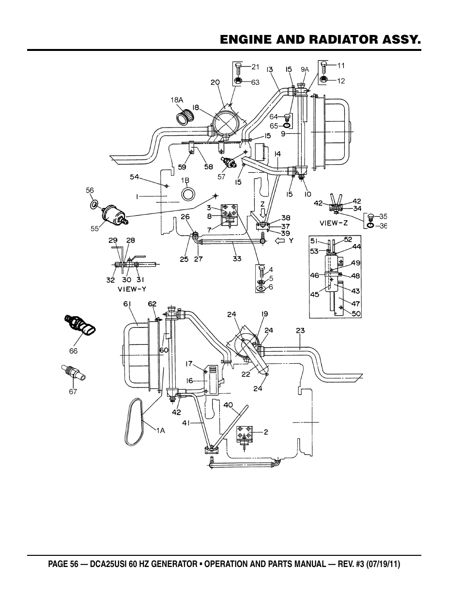 Multiquip MQ Power 60HZ Whisperwatt Generator DCA25USI User Manual | Page 56 / 80