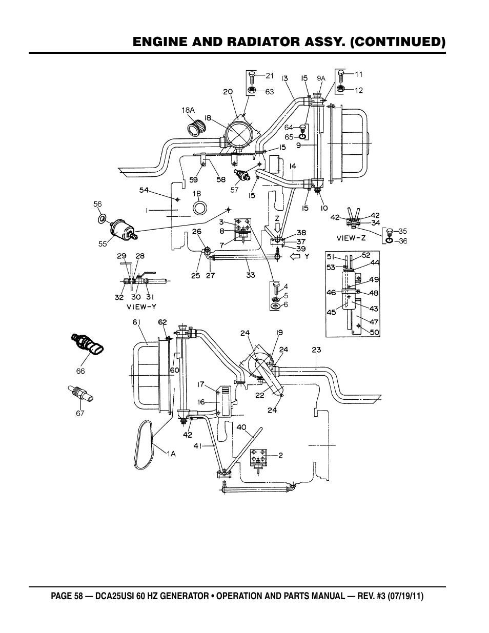 Multiquip MQ Power 60HZ Whisperwatt Generator DCA25USI User Manual | Page 58 / 80