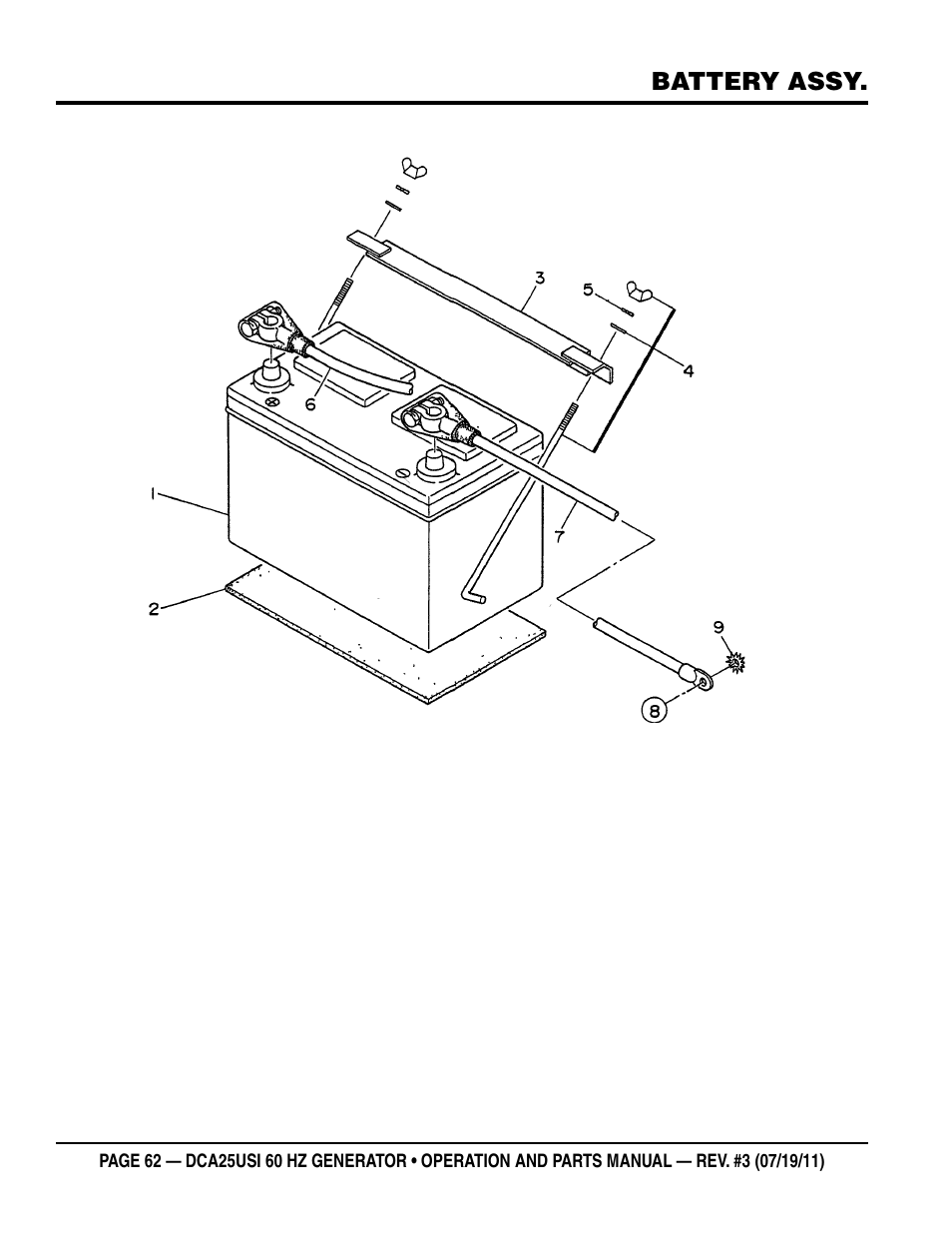 Multiquip MQ Power 60HZ Whisperwatt Generator DCA25USI User Manual | Page 62 / 80