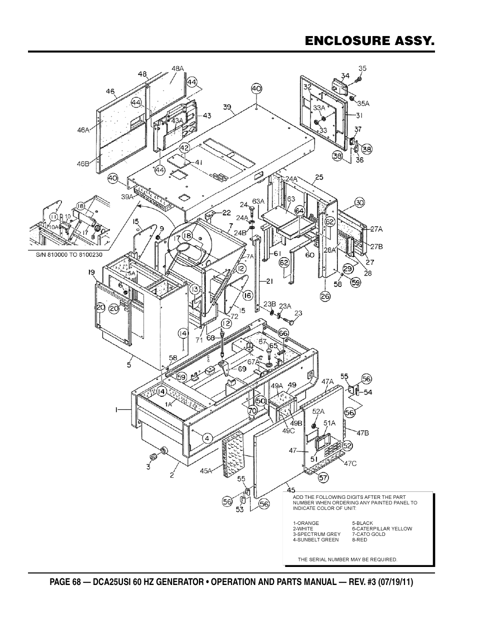 Multiquip MQ Power 60HZ Whisperwatt Generator DCA25USI User Manual | Page 68 / 80