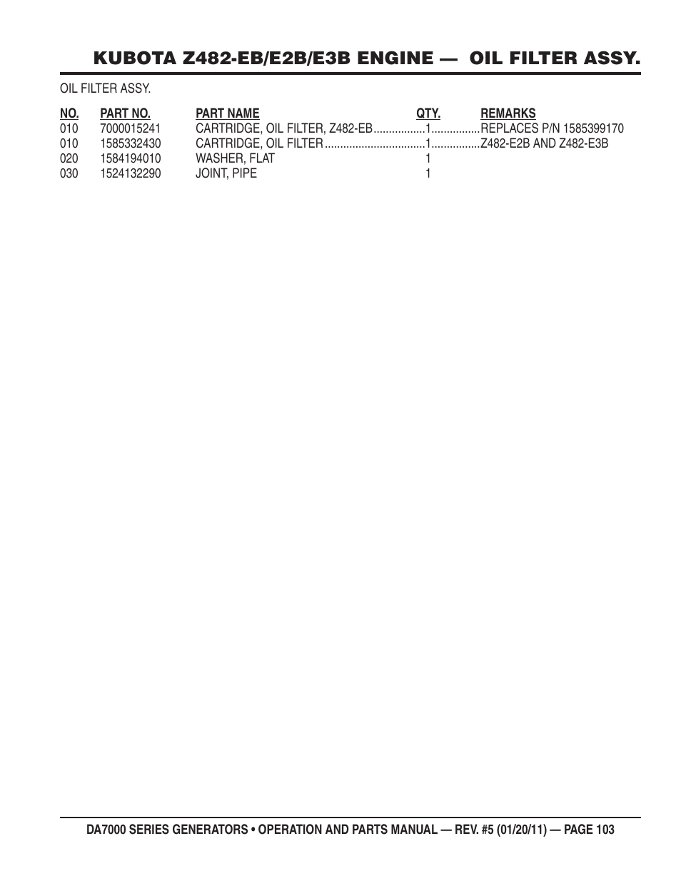 Multiquip DA700SSW User Manual | Page 103 / 172