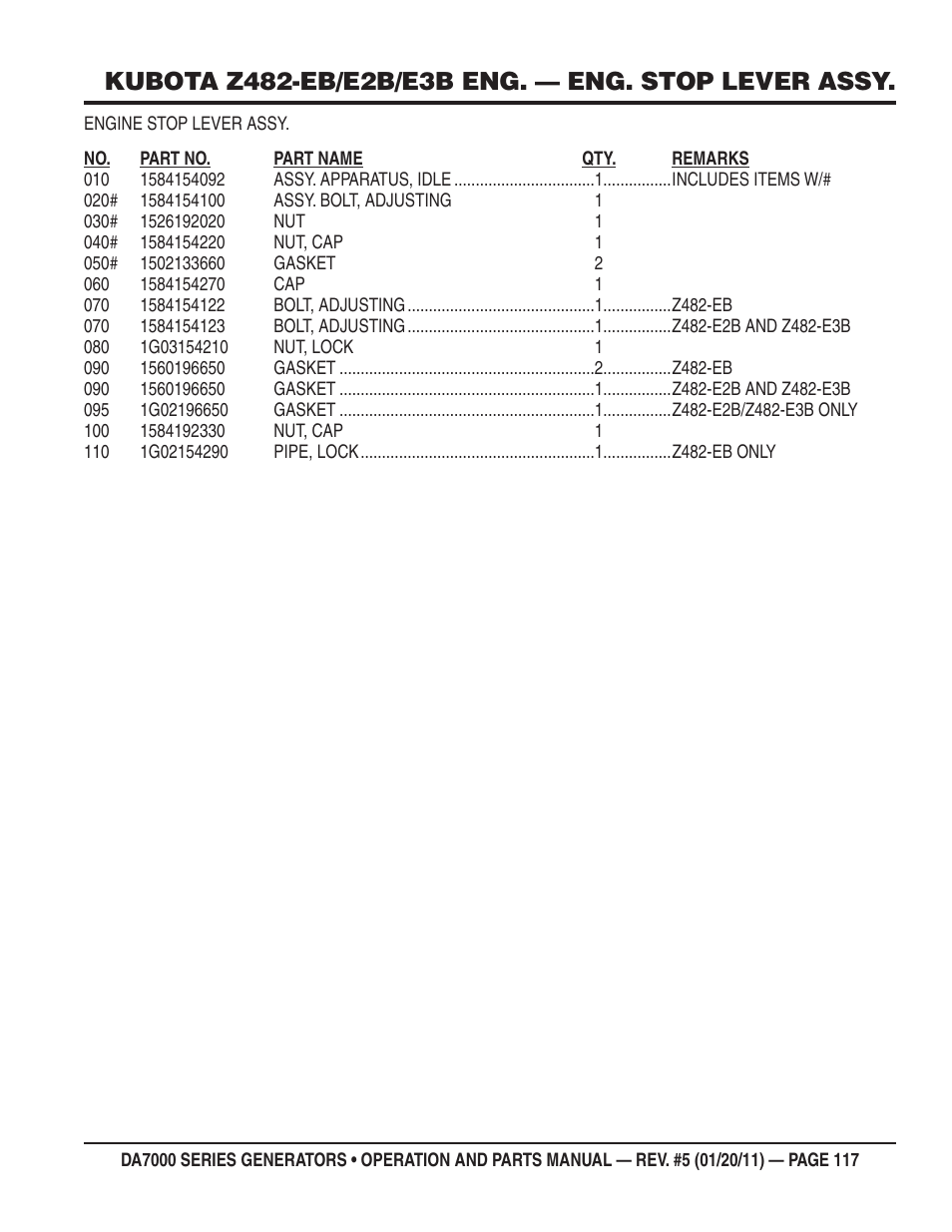 Multiquip DA700SSW User Manual | Page 117 / 172