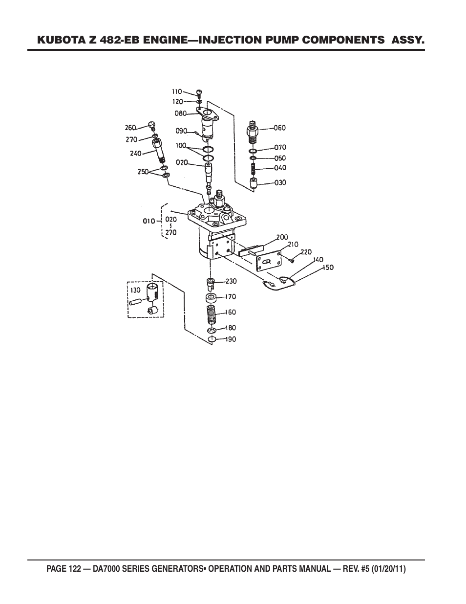 Multiquip DA700SSW User Manual | Page 122 / 172