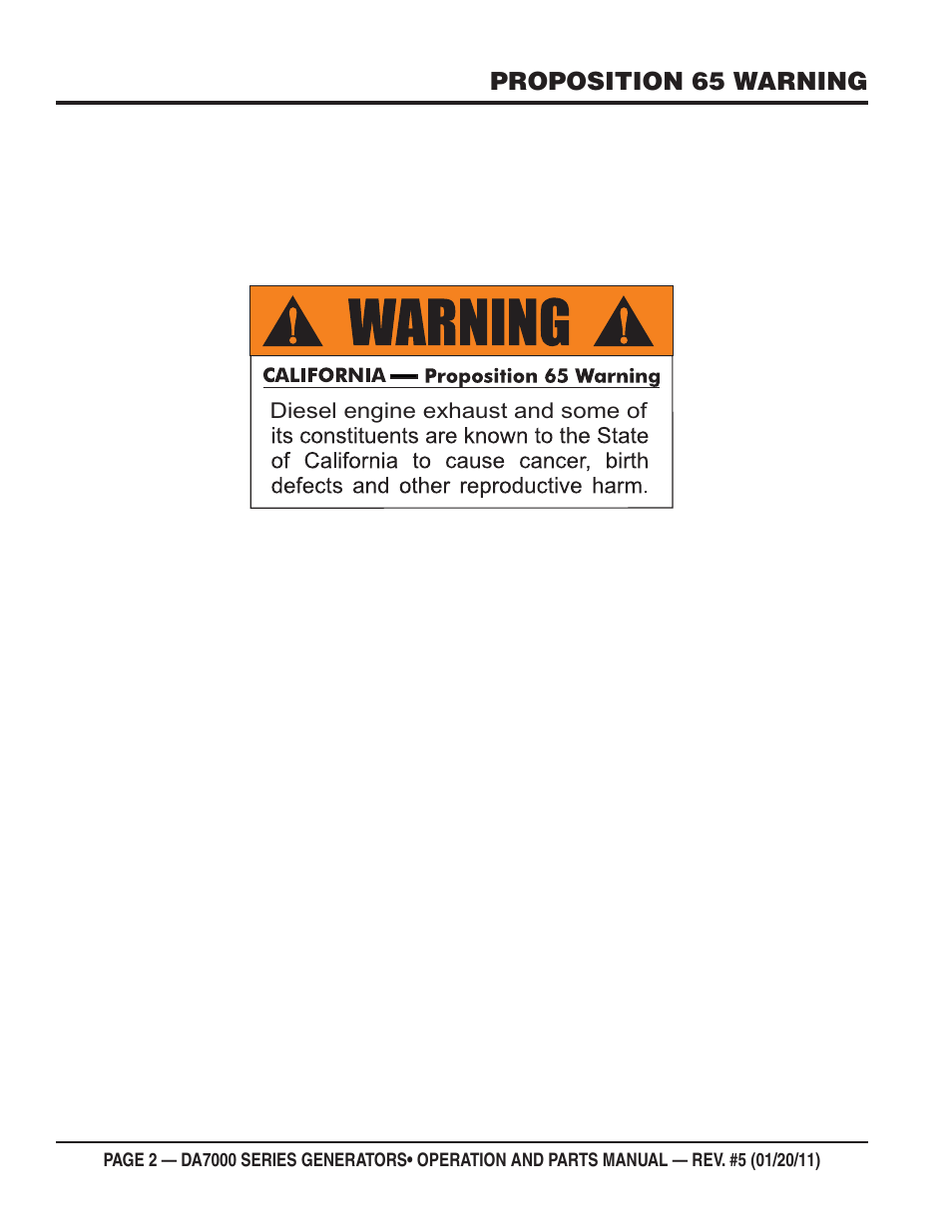 Multiquip DA700SSW User Manual | Page 2 / 172