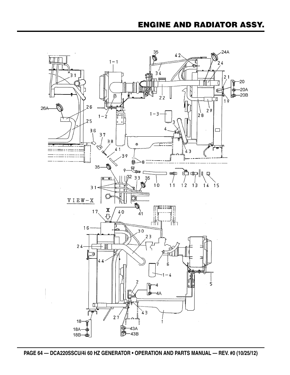 Multiquip 60 Hz Generator DCA220SSCU User Manual | Page 64 / 90