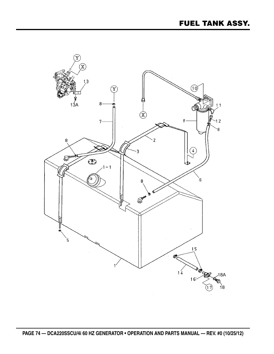 Multiquip 60 Hz Generator DCA220SSCU User Manual | Page 74 / 90