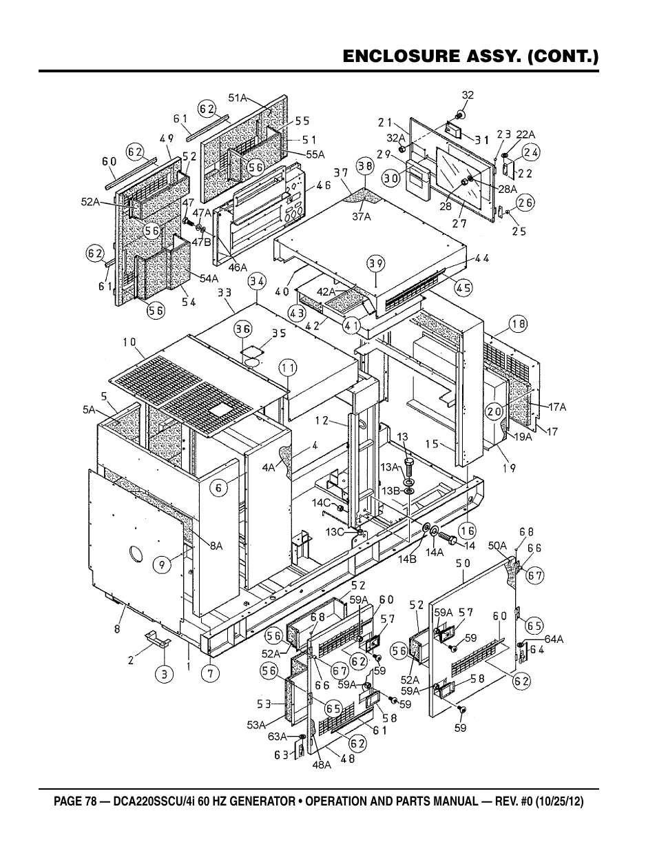 Multiquip 60 Hz Generator DCA220SSCU User Manual | Page 78 / 90