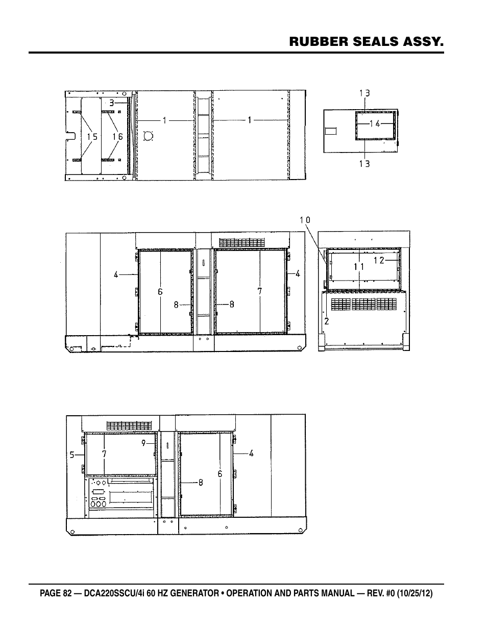 Multiquip 60 Hz Generator DCA220SSCU User Manual | Page 82 / 90