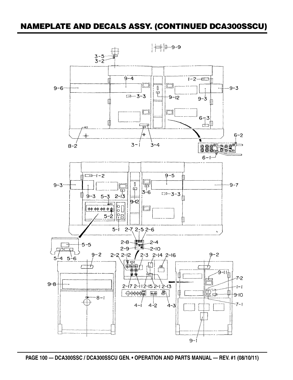 Multiquip Whisperwatt Series 60HZ Generator (Cummins QSL9-G3 Diesel Engine) DCA300SSCU User Manual | Page 100 / 104