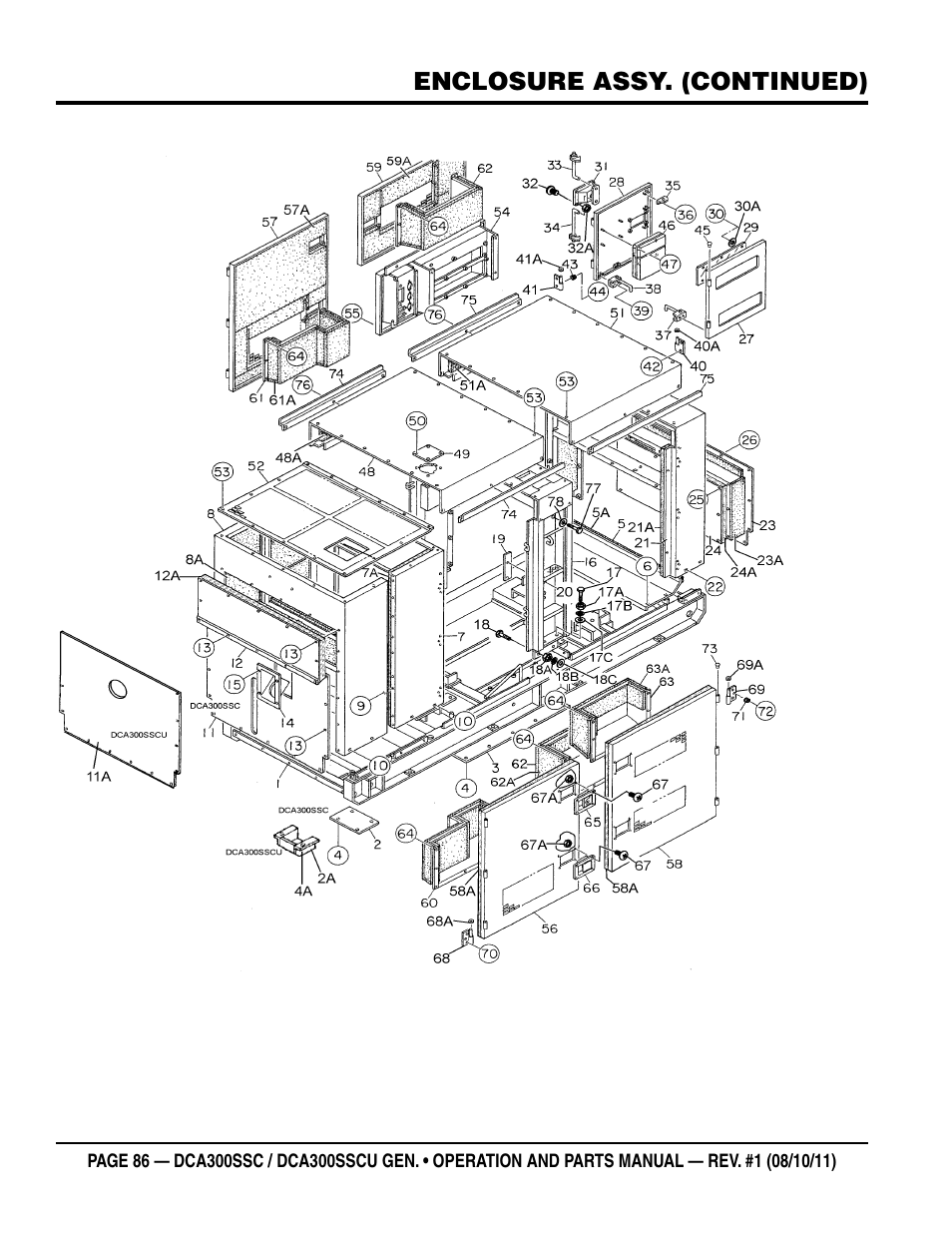 Multiquip Whisperwatt Series 60HZ Generator (Cummins QSL9-G3 Diesel Engine) DCA300SSCU User Manual | Page 86 / 104