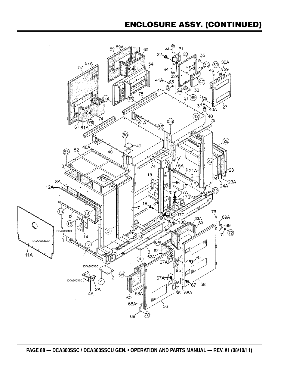 Multiquip Whisperwatt Series 60HZ Generator (Cummins QSL9-G3 Diesel Engine) DCA300SSCU User Manual | Page 88 / 104