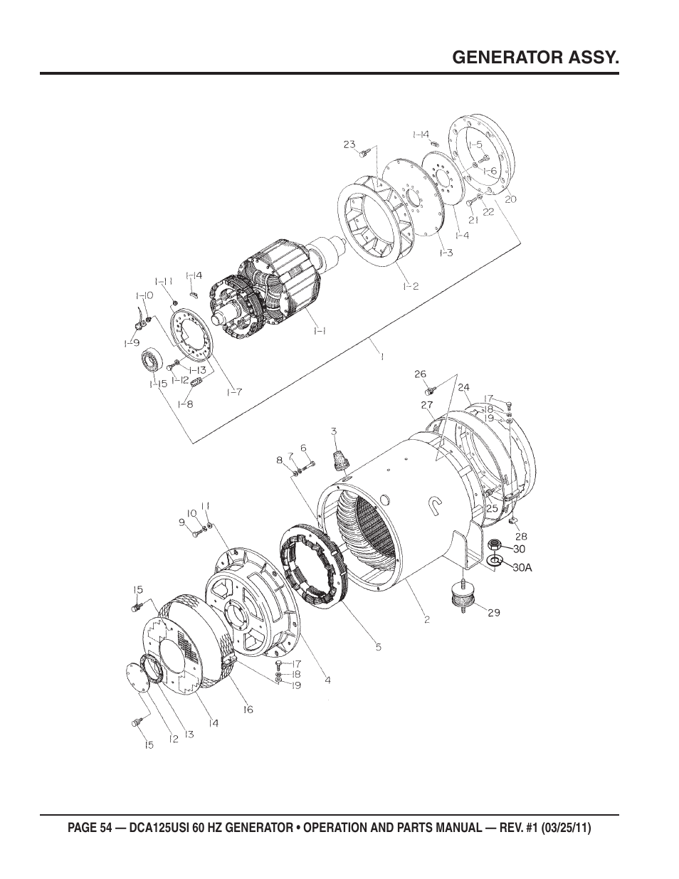 Multiquip MQ Power 60 HZ Generator DCA125USI User Manual | Page 54 / 90