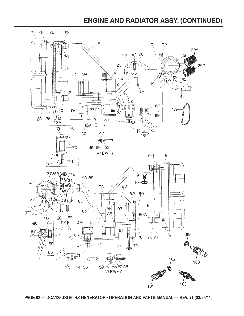 Multiquip MQ Power 60 HZ Generator DCA125USI User Manual | Page 62 / 90