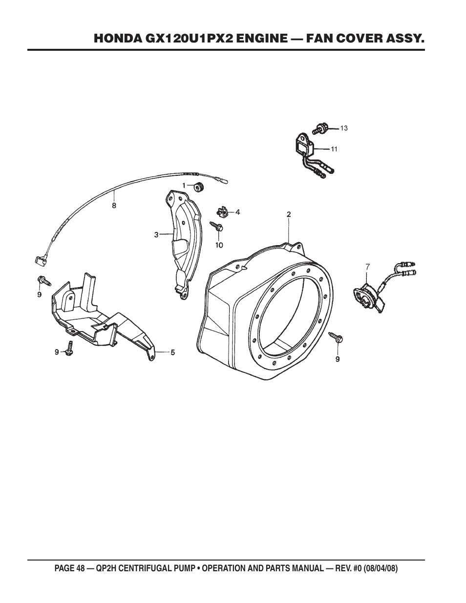 Multiquip CENTRIFUGAL PUMP QP2H User Manual | Page 48 / 68