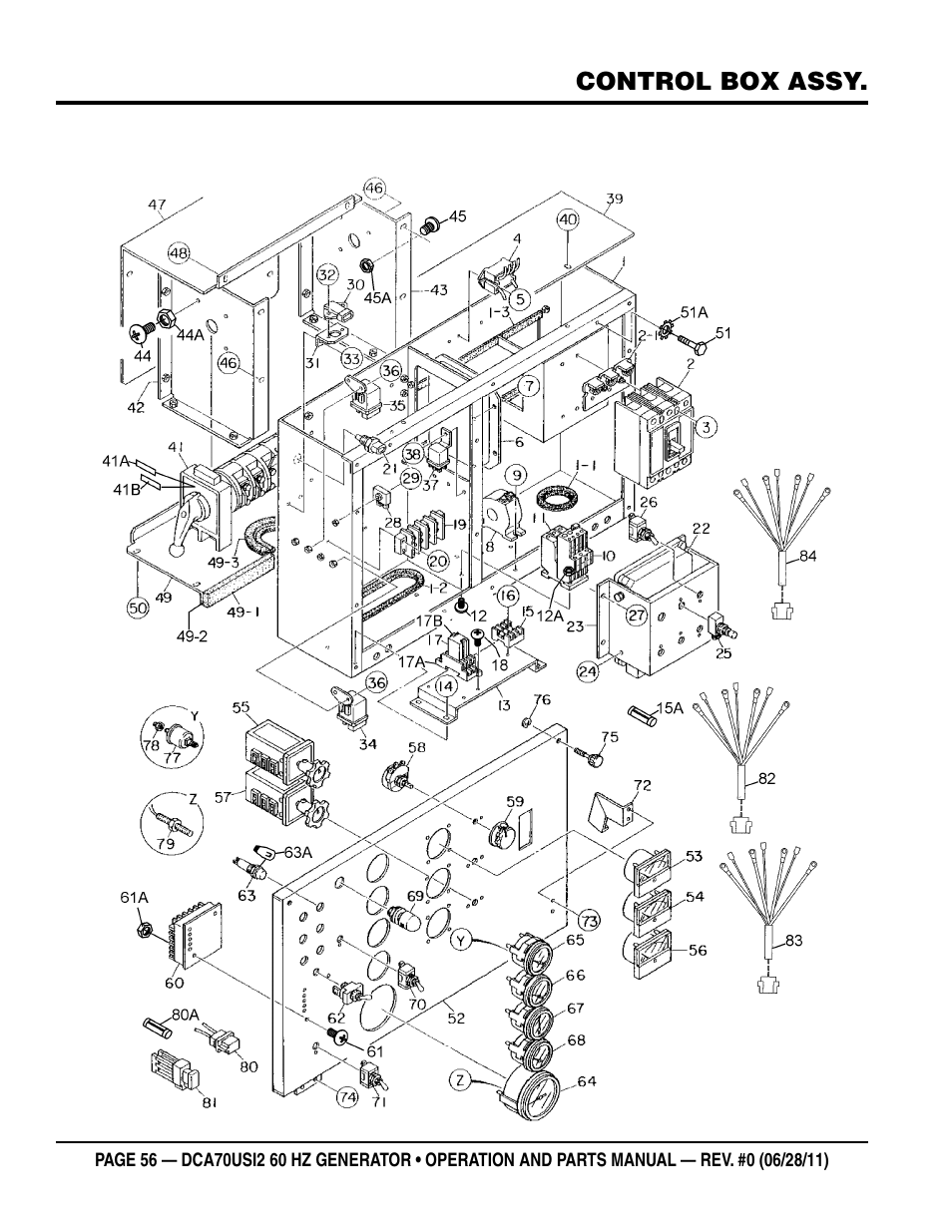 Multiquip Power Whisperwatt Series 60HZ Generator DCA70USI2 User Manual | Page 56 / 84