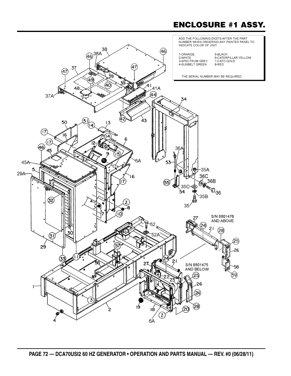 Multiquip Power Whisperwatt Series 60HZ Generator DCA70USI2 User Manual | Page 72 / 84