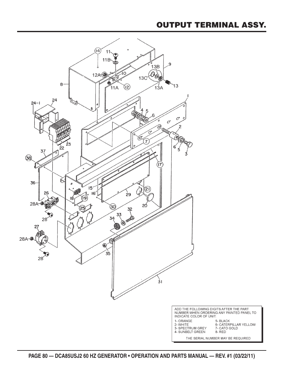 Multiquip MQ MultiQuip Power DCA85USJ2 User Manual | Page 80 / 102
