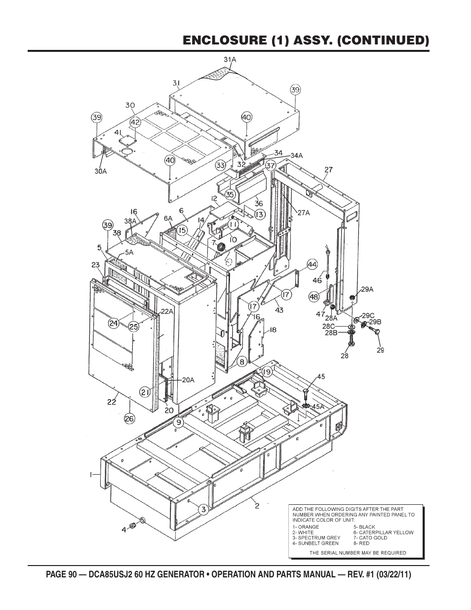 Multiquip MQ MultiQuip Power DCA85USJ2 User Manual | Page 90 / 102