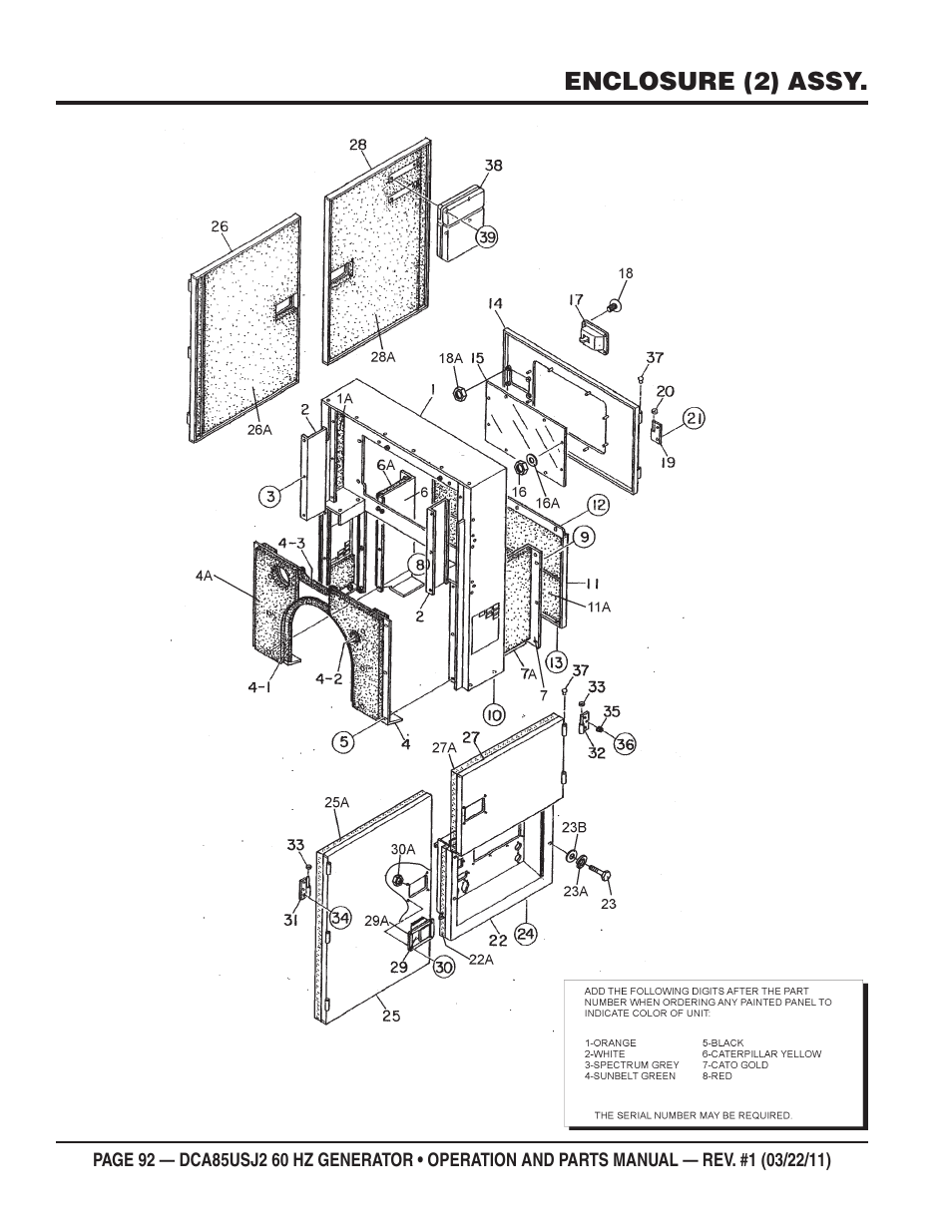 Multiquip MQ MultiQuip Power DCA85USJ2 User Manual | Page 92 / 102