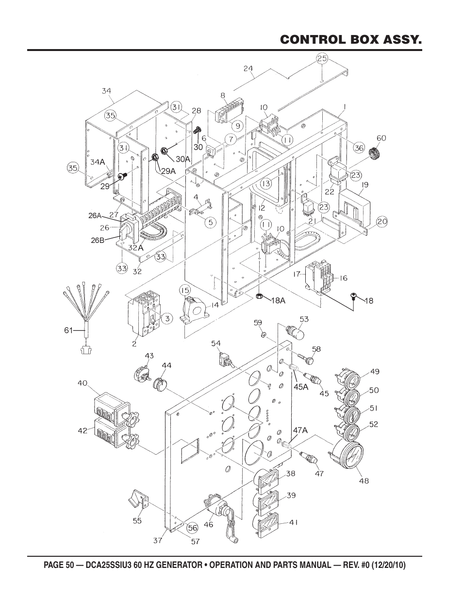 Multiquip 60HZ GENERATOR DCA25SSIU3 User Manual | Page 50 / 76