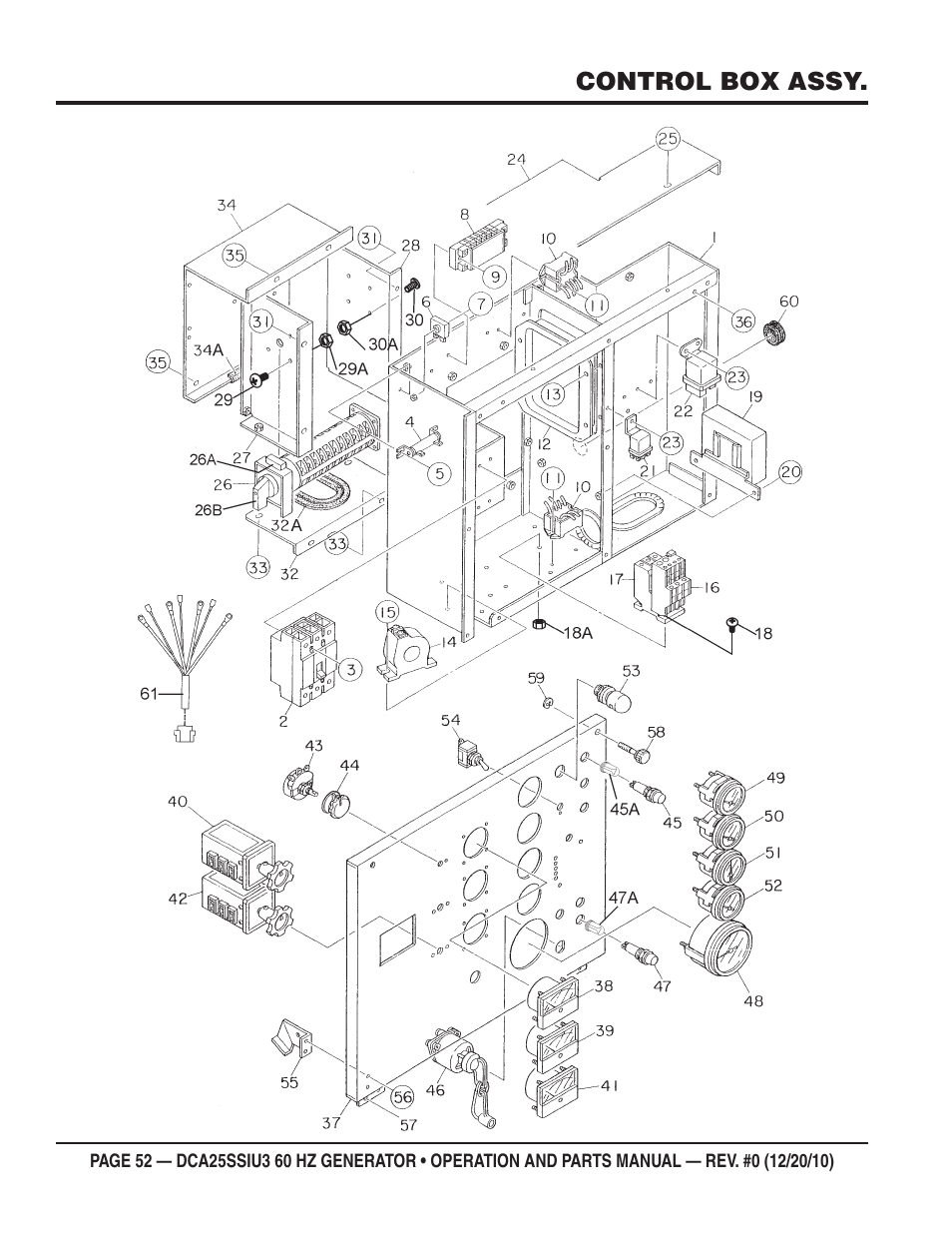 Multiquip 60HZ GENERATOR DCA25SSIU3 User Manual | Page 52 / 76