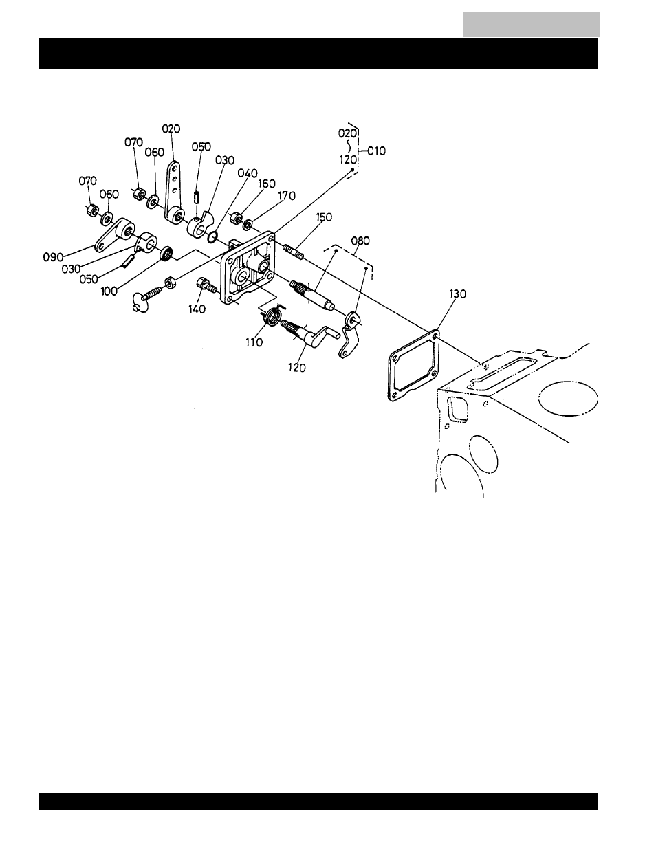 Speed control plate assembly -109, Kubota v1205b --- speed control plate assy | Multiquip MQ Power Duelweld Welder/Ac Generator BLW-400SSW User Manual | Page 108 / 138