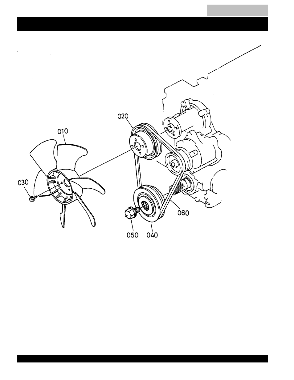 Fan assembly -117, Kubota v1205b --- fan assy | Multiquip MQ Power Duelweld Welder/Ac Generator BLW-400SSW User Manual | Page 116 / 138