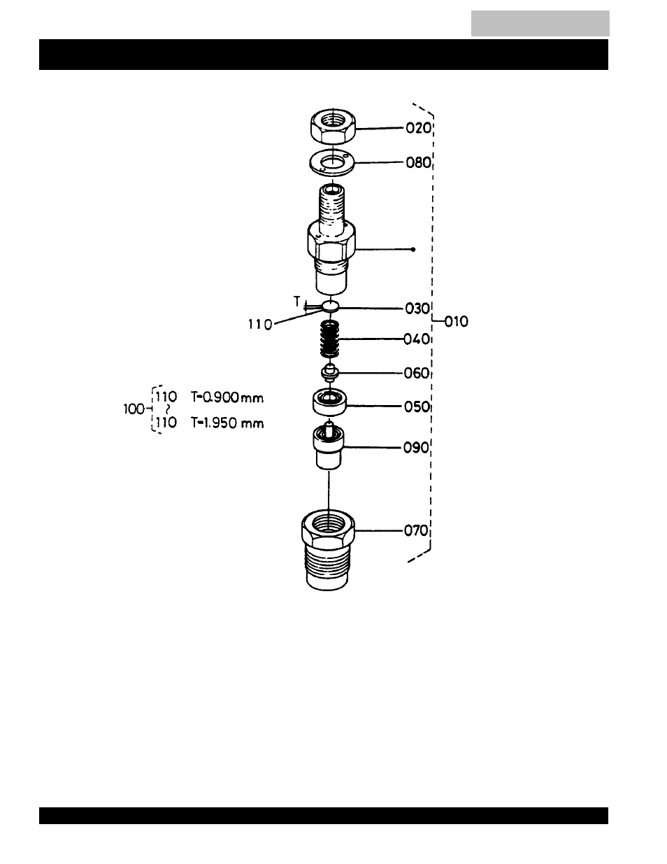 Nozzle holder component assembly -129, Kubota v1205b --- nozzle holder component assy | Multiquip MQ Power Duelweld Welder/Ac Generator BLW-400SSW User Manual | Page 128 / 138