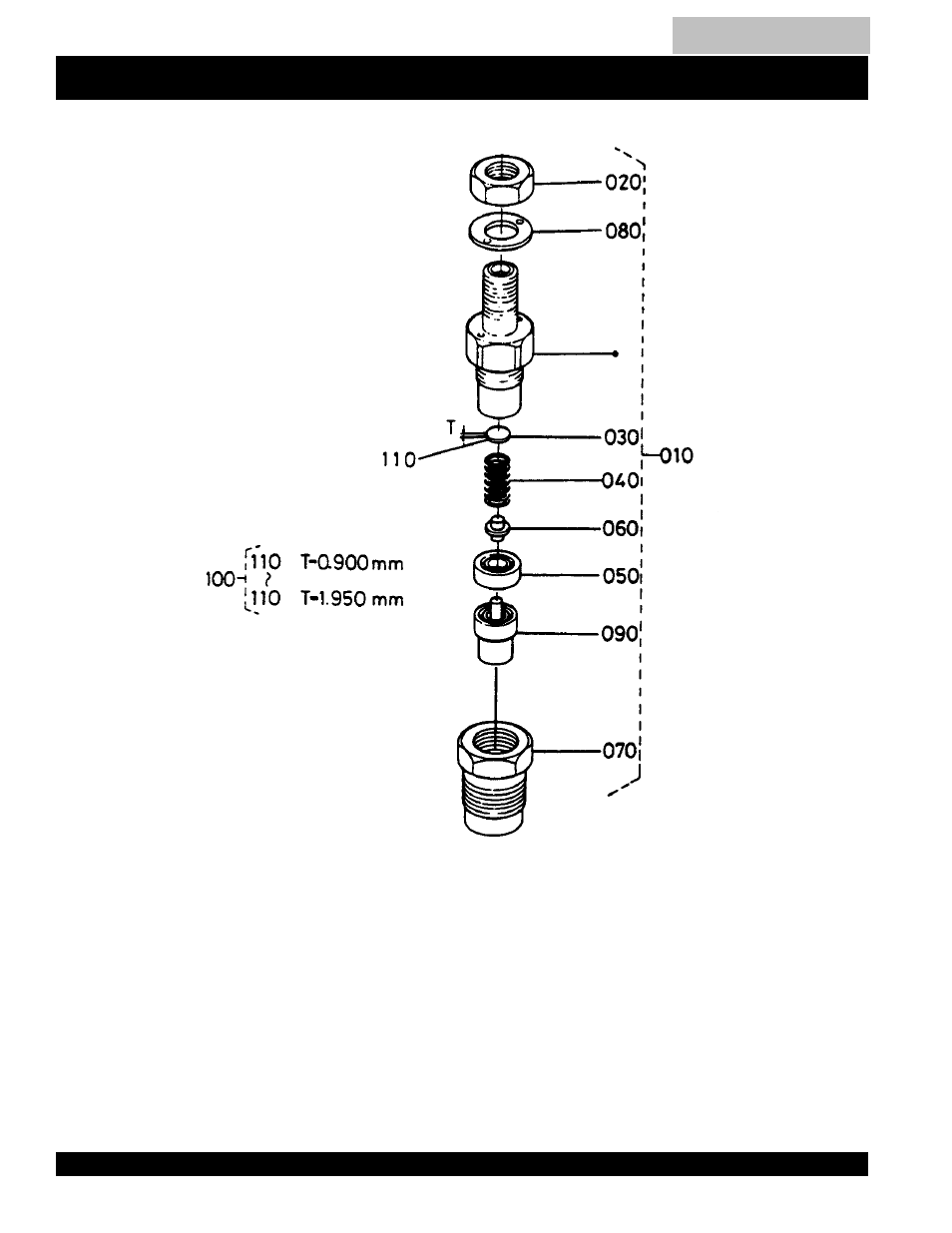 Injection pump component assembly -133, Kubota v1205b --- nozzle holder component assy | Multiquip MQ Power Duelweld Welder/Ac Generator BLW-400SSW User Manual | Page 130 / 138