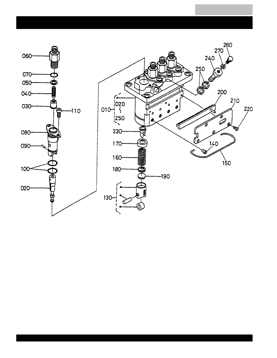 Kubota v1205b --- injection pump components assy | Multiquip MQ Power Duelweld Welder/Ac Generator BLW-400SSW User Manual | Page 132 / 138