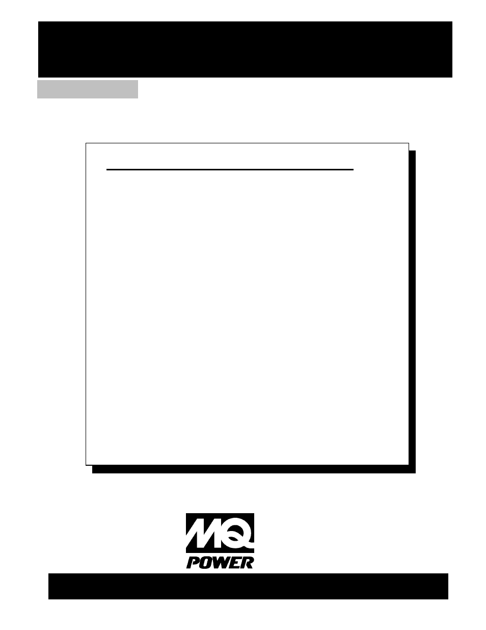 Here's how to get help, Parts and operation manual | Multiquip MQ Power Duelweld Welder/Ac Generator BLW-400SSW User Manual | Page 138 / 138