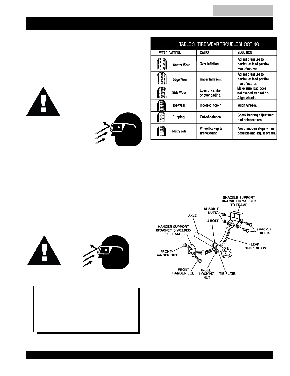 Caution, Blw-400ssw —trailer safety guidelines | Multiquip MQ Power Duelweld Welder/Ac Generator BLW-400SSW User Manual | Page 17 / 138