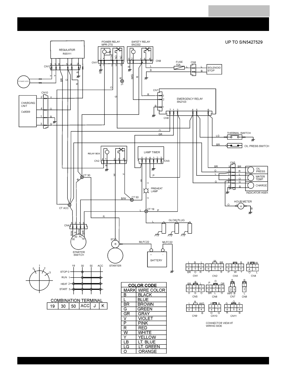 Engine wiring diagrams -41, Blw-400ssw —engine wiring diagram | Multiquip MQ Power Duelweld Welder/Ac Generator BLW-400SSW User Manual | Page 40 / 138