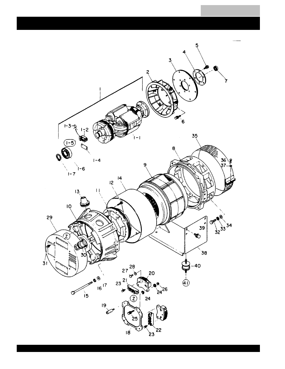 Blw-400ssw --- generator assy | Multiquip MQ Power Duelweld Welder/Ac Generator BLW-400SSW User Manual | Page 50 / 138