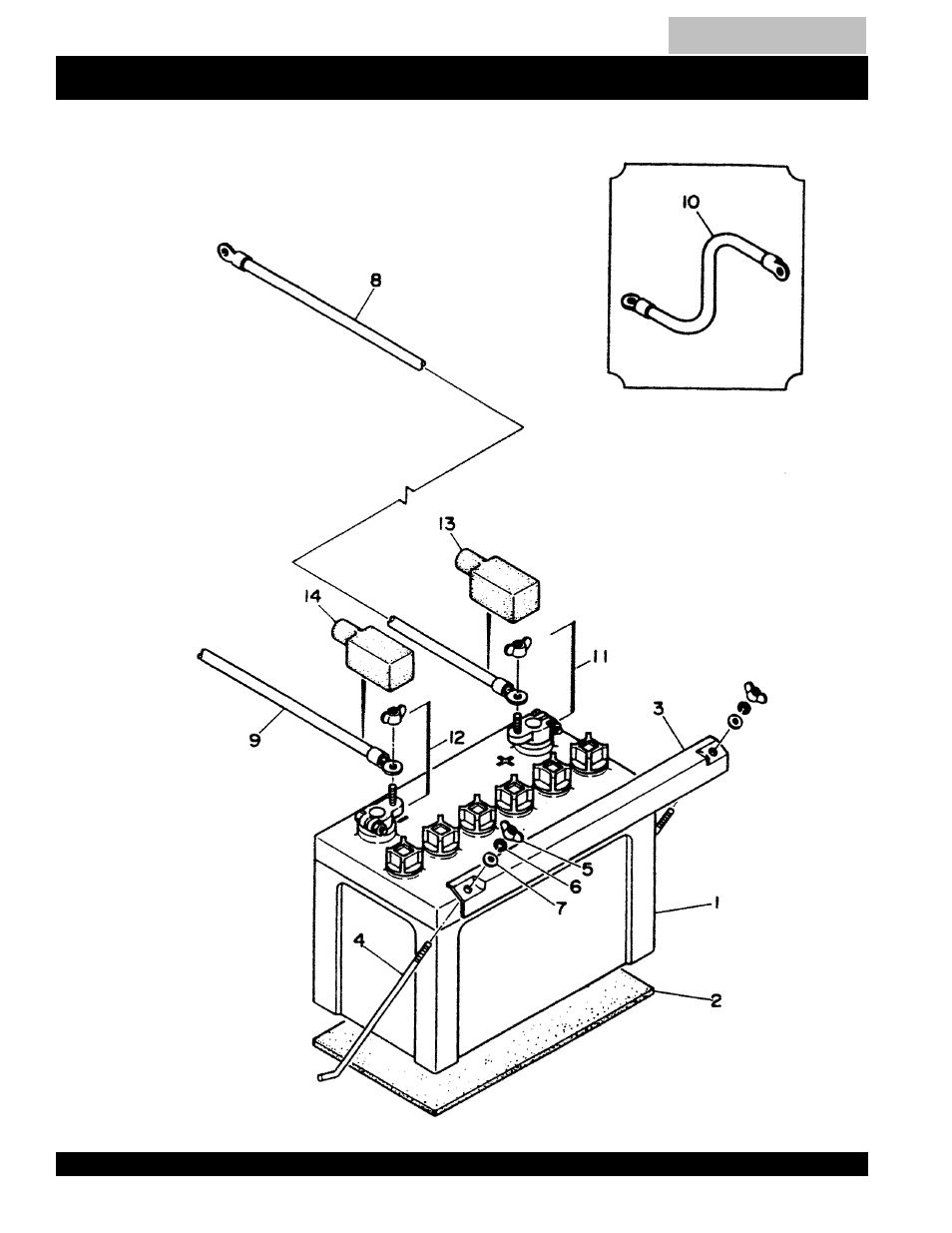 Battery assembly -63, Blw-400ssw --- battery assy | Multiquip MQ Power Duelweld Welder/Ac Generator BLW-400SSW User Manual | Page 62 / 138