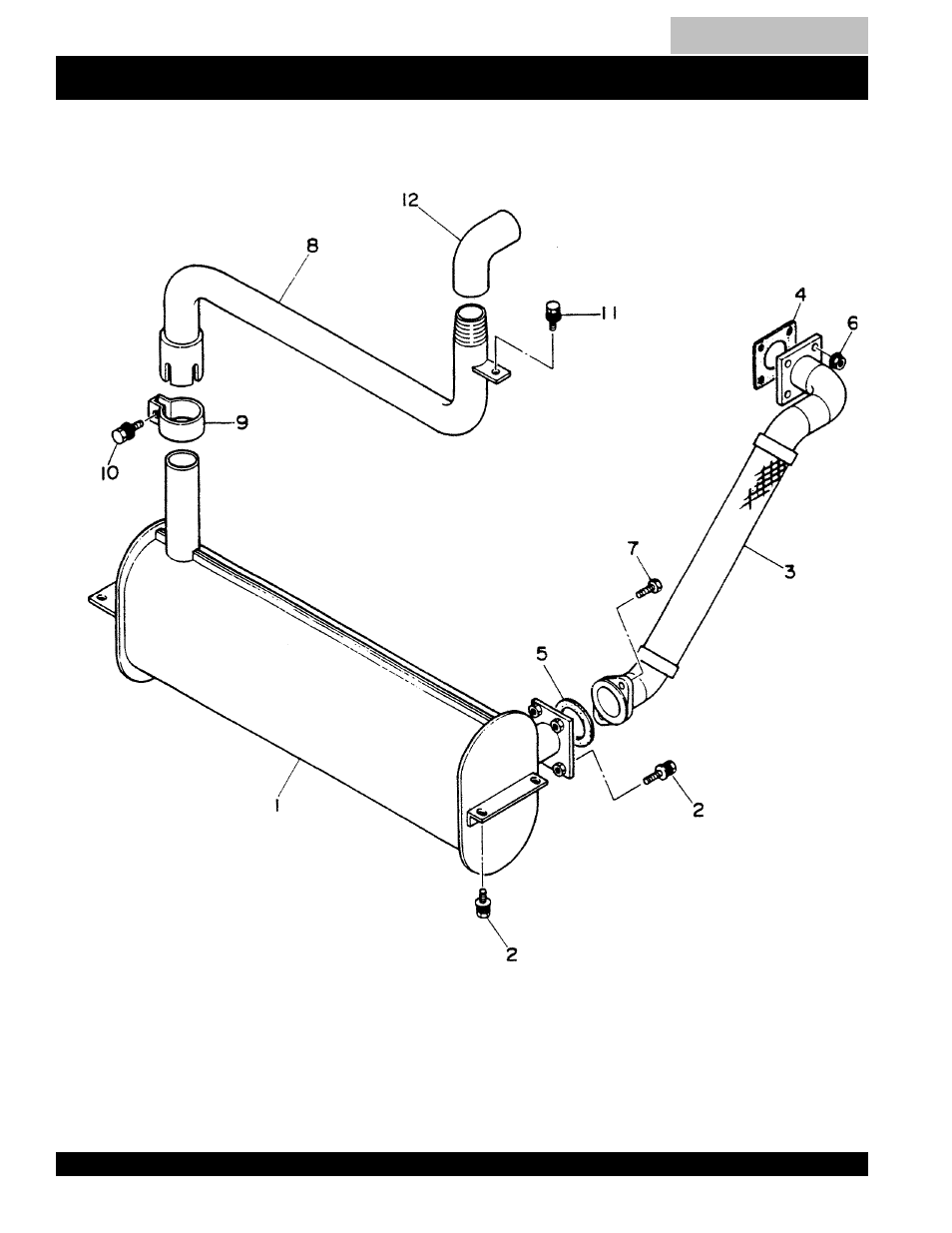 Muffler assembly -65, Blw-400ssw --- muffler assy | Multiquip MQ Power Duelweld Welder/Ac Generator BLW-400SSW User Manual | Page 64 / 138