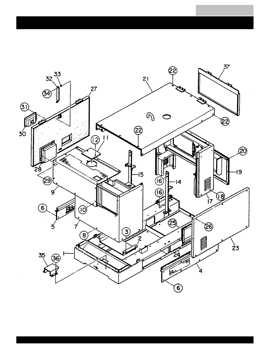 Enclosure assembly -69, Blw-400ssw --- enclosure assy | Multiquip MQ Power Duelweld Welder/Ac Generator BLW-400SSW User Manual | Page 68 / 138