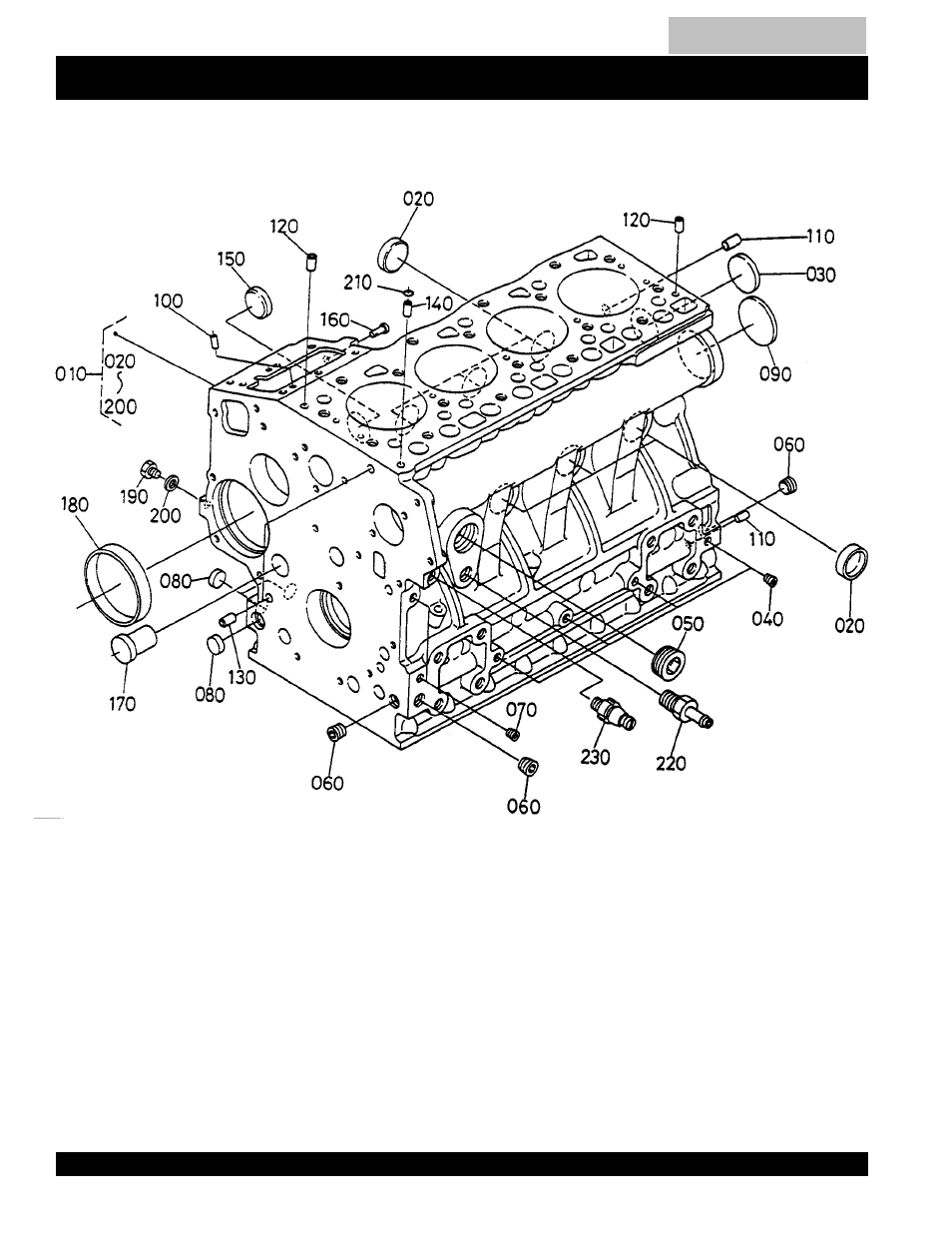 Crankcase assembly -75, Kubota v1205b --- crankcase assy | Multiquip MQ Power Duelweld Welder/Ac Generator BLW-400SSW User Manual | Page 74 / 138