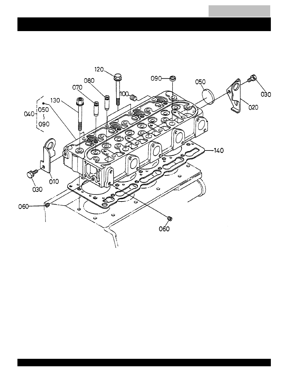 Cylinder head assembly -79, Kubota v1205b --- cylinder head assy | Multiquip MQ Power Duelweld Welder/Ac Generator BLW-400SSW User Manual | Page 78 / 138